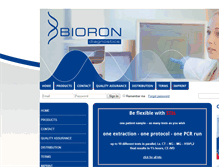 Tablet Screenshot of bioron.de